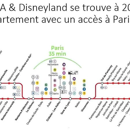 Cosy Appartement Near Disneyland & Paris Coupvray Esterno foto